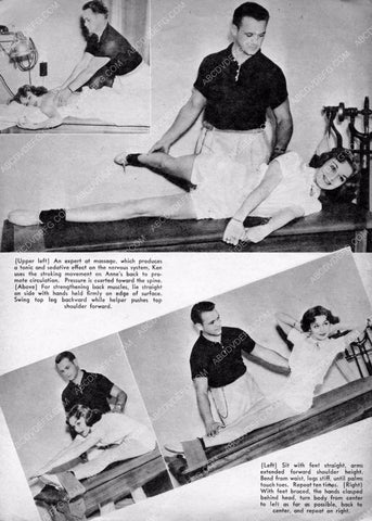 magazine article on Anne Shirley's workout regiment 8b20-2814