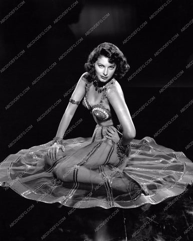 beautiful Ava Gardner in sheer dress portrait 8b20-3150