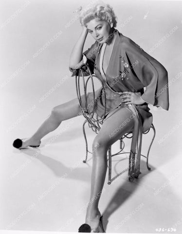 Barbara Nichols models late niight wear 8b20-3376