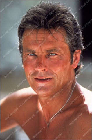 handsome and tanned Alain Delon portrait 8b20-3645