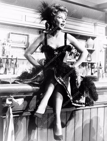 Amanda Blake sitting on the bar TV Gunsmoke 8b20-3725