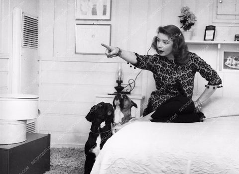 candid Amanda Blake tries to get dogs to listen 8b20-3737