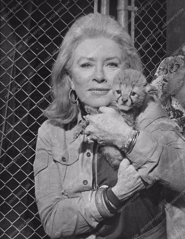 Amanda Blake and a baby lion cub 8b20-3769