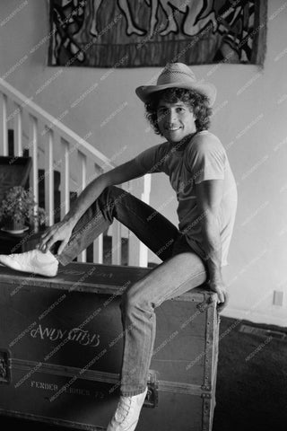 Andy Gibb and the trunk he keeps his Fender Guitar in 8b20-3798