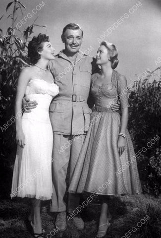 Ava Gardner Clark Gable Grace Kelly behind scenes Mogambo 8b20-3910