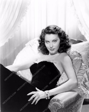gorgeous Ava Gardner in strapless gown portrait 8b20-3938