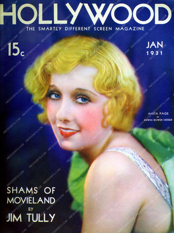 Anita Page Hollywood magazine cover 8b20-4020