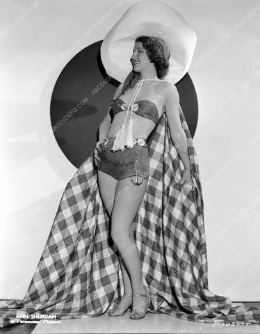 sexy Ann Sheridan in unusual bikini and hat ready for fun in the sun 8b20-4154