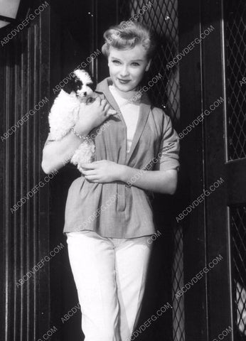 adorable Anne Francis with her adorable dog 8b20-4241
