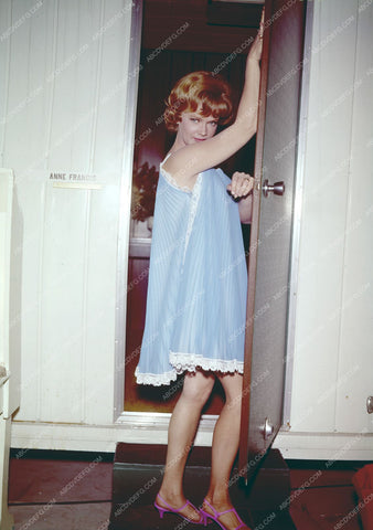 Anne Francis right outside her dressing room 8b20-4246