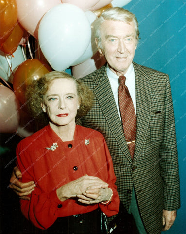 Bette Davis James Stewart and balloons at MGM Studios 8b20-4744
