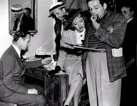 candid Leslie Howard Bette Davis behind the scenes Of Human Bondage 8b20-4786