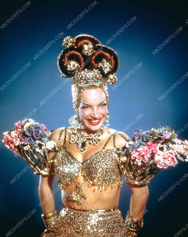 Carmen Miranda in one of her elaborate costumes 8b20-5683