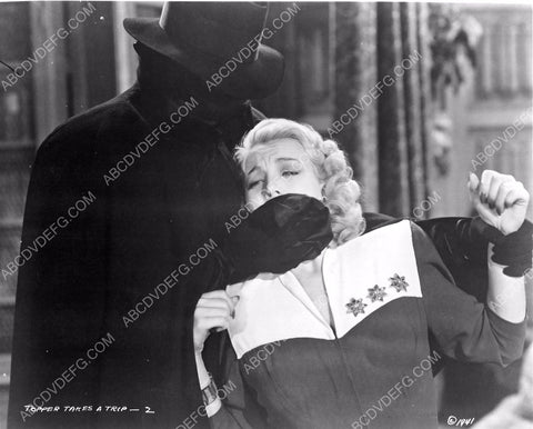 Carole Landis getting mugged film Topper Takes a Trip 8b20-5932