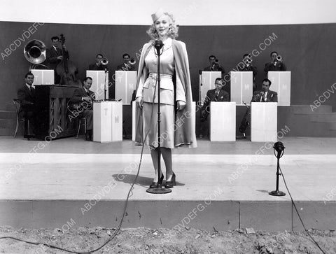 Carole Landis at the microphone film Cadet Girl 8b20-5951
