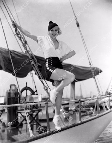 sexy in shorts Carole Lombard ready for a day on the ocean 8b20-6073