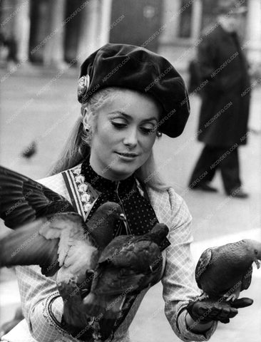 Catherine Deneuve feeding the pigeons 8b20-6226