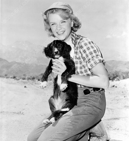Anne Francis and a dog film Bad Day at Black Rock 8b20-6663