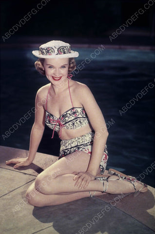 Anne Francis in bikini by the pool 8b20-6664