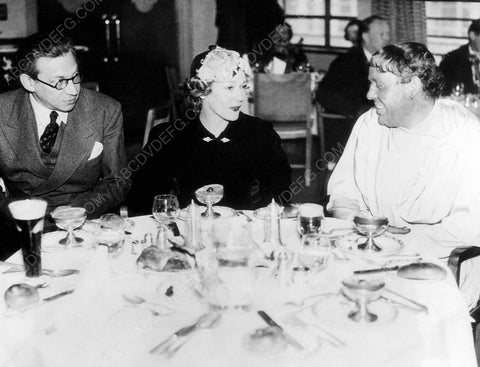 Charles Laughton Alexander Korda Mary Pickford studio commissary 8b20-6904