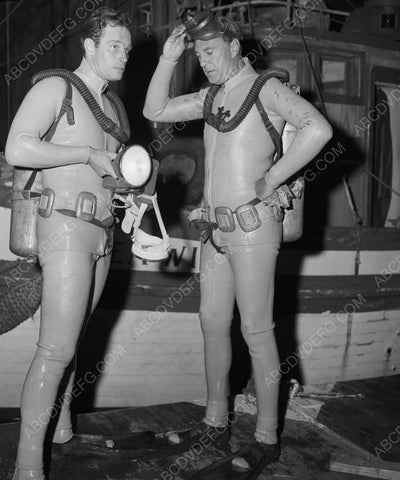 Charlton Heston Gary Cooper in scuba gear The Wreck of the Mary Dear 8b20-7019
