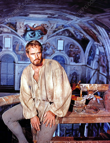Charlton Heston film The Agony and the Ecstacy maybe 8b20-7030