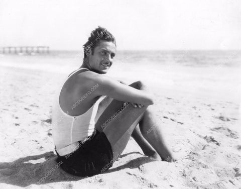 Charles Farrell on the beach 8b20-7343