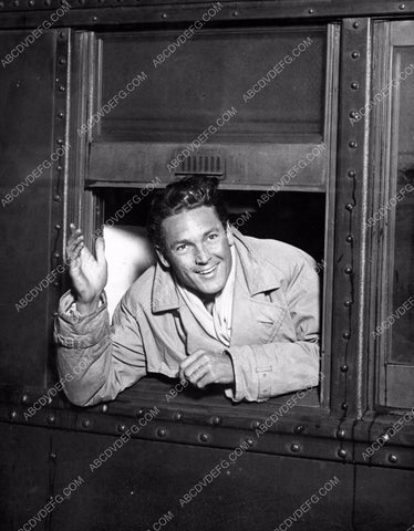 Charles Farrell on a train 8b20-7344