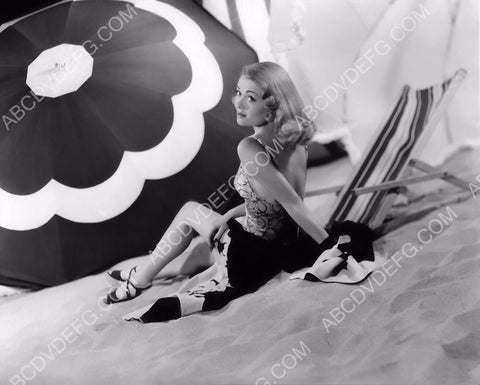 beautiful Constance Bennett in the sand 8b20-7410