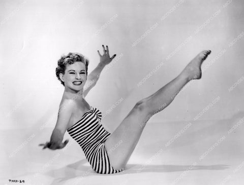 adorable and sexy Coleen Gray practices balancing on her butt 8b20-7800