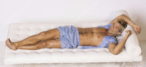 beefcake stud David Chokachi laying on his cool lounge chair 8b20-7812