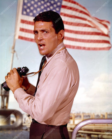 David Hedison his binoculars and the American Flag 8b20-7816