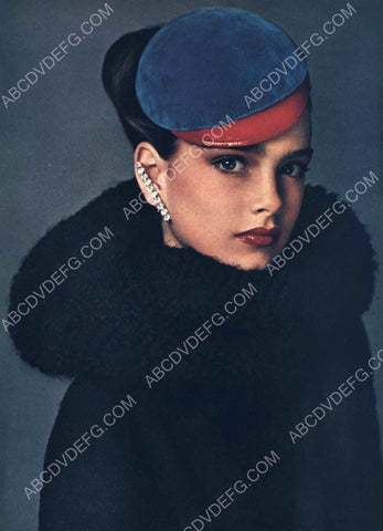 Brooke Shields high fashion portrait 8b20-8438