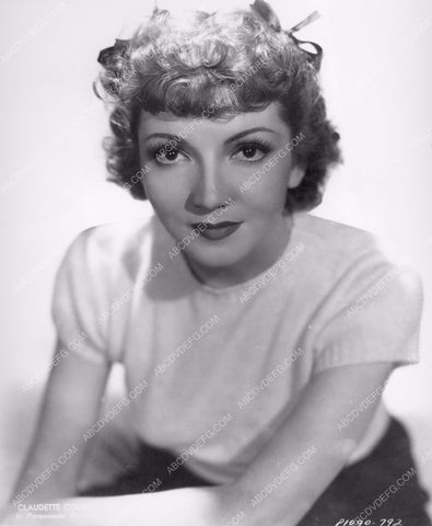 beautiful Claudette Colbert portrait 8b20-8834