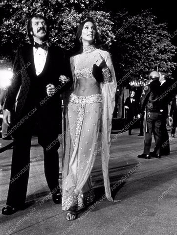 candid Sonny Bono & Cher arrive at some event 8b20-9075