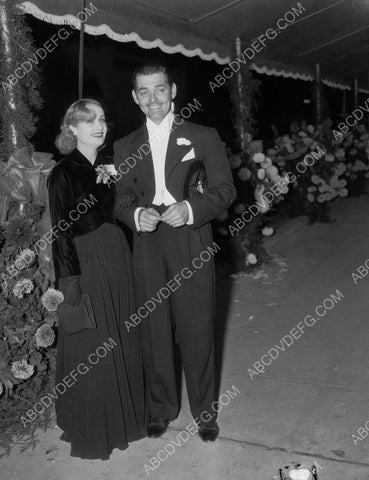 Carole Lombard Clark Gable going out for evening 8b20-9129
