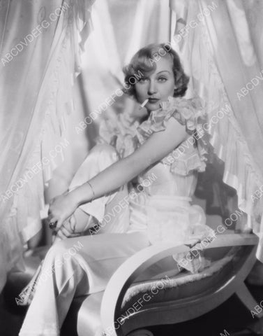 Carole Lombard with cigarette portrait 8b20-9133