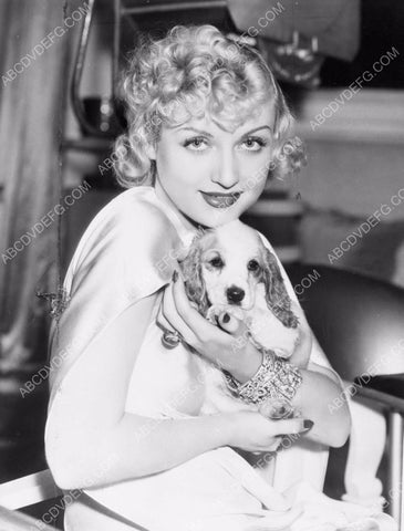 beautiful Carole Lombard and her cute dog 8b20-9175