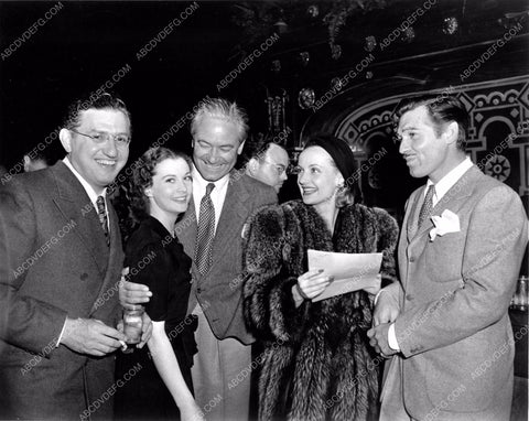 David Selznick Carole Lombard Clark Gable at some event 8b20-9205