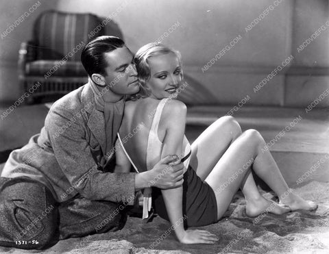 Chester Morris romancing Carole Lombard film scene 8b20-9253