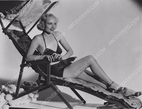 gorgeous Carole Lombard ready to absorb a little sun 8b20-9277