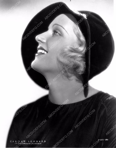 Carole Lombard profile portrait 8b20-9287