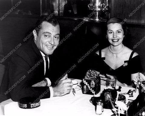 candid Tony Martin Cyd Charise dining at the Stork Club Restaurant 8b20-9445