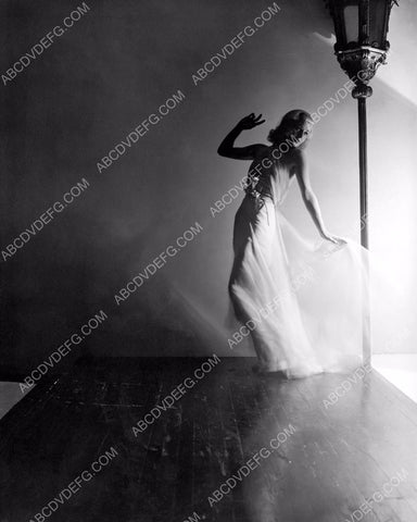 stylish Ginger Rogers in sheer white dress 8b20-9978