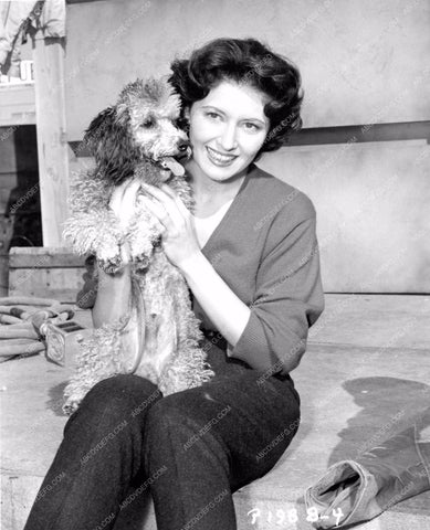 May Wynn and dog behind the scenes Republic The Man Is Armed mwynn-19