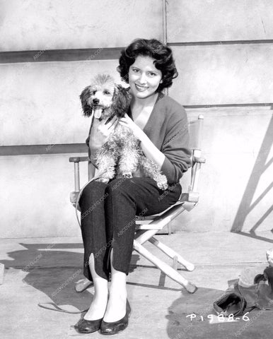May Wynn and dog behind the scenes Republic The Man Is Armed mwynn-20