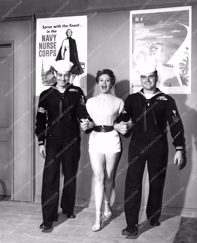 May Wynn sexy in shorts & Navy boys James Berry Edward Hawkins mwynn-23