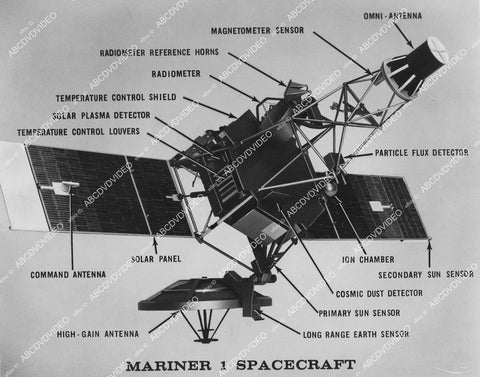 crp-00032 1962 JPL NASA photo Mariner I Spacecraft satelite to travel to Venus crp-00032