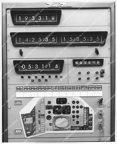 crp-034 NASA photo Naval Missile Facility Point Arguello Ca Project Mercury console for communication crp-034