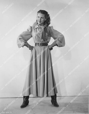 crp-00083 Barbara Britton wardrobe shot film Gunfighters crp-00083
